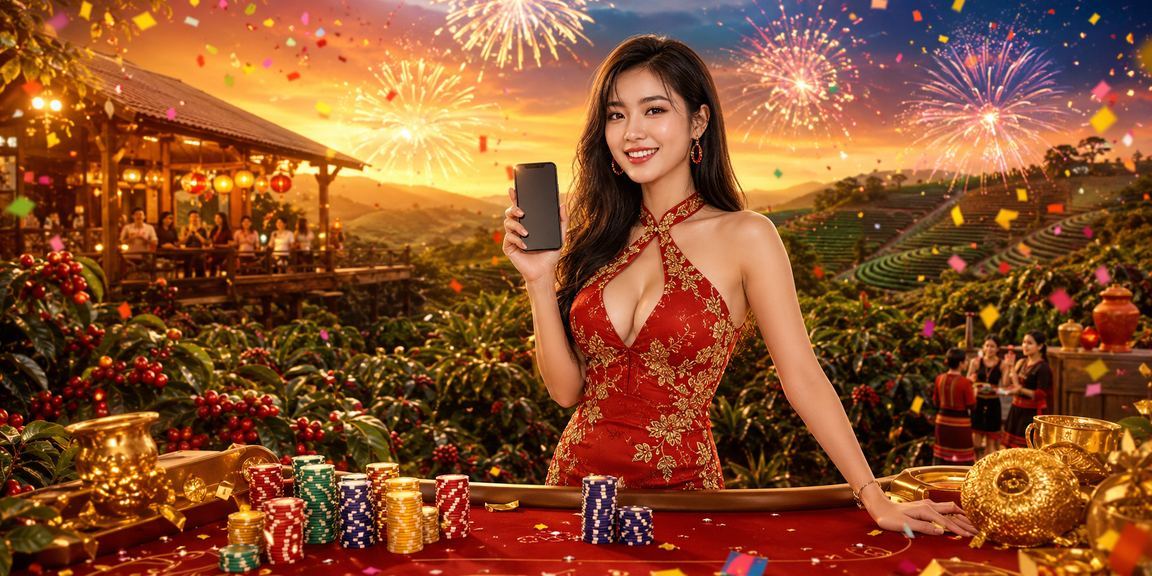 Người dùng tại Buôn Ma Thuột nạp tiền thưởng qua điện thoại trong quán cà phê