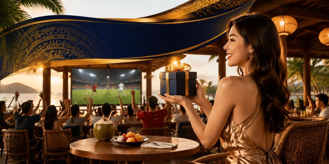 Người chơi VIP tại Phú Quốc thưởng thức cà phê và theo dõi kết quả cá cược trên điện thoại